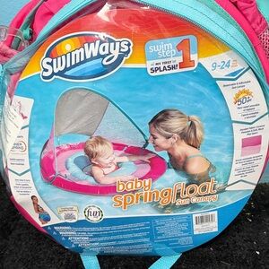 Baby SpringFloat Sun Canopy - Pink